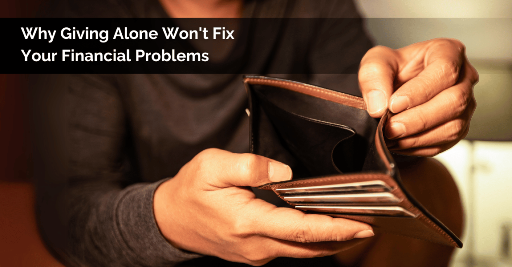 Alone Won't Fix Your Financial Problems