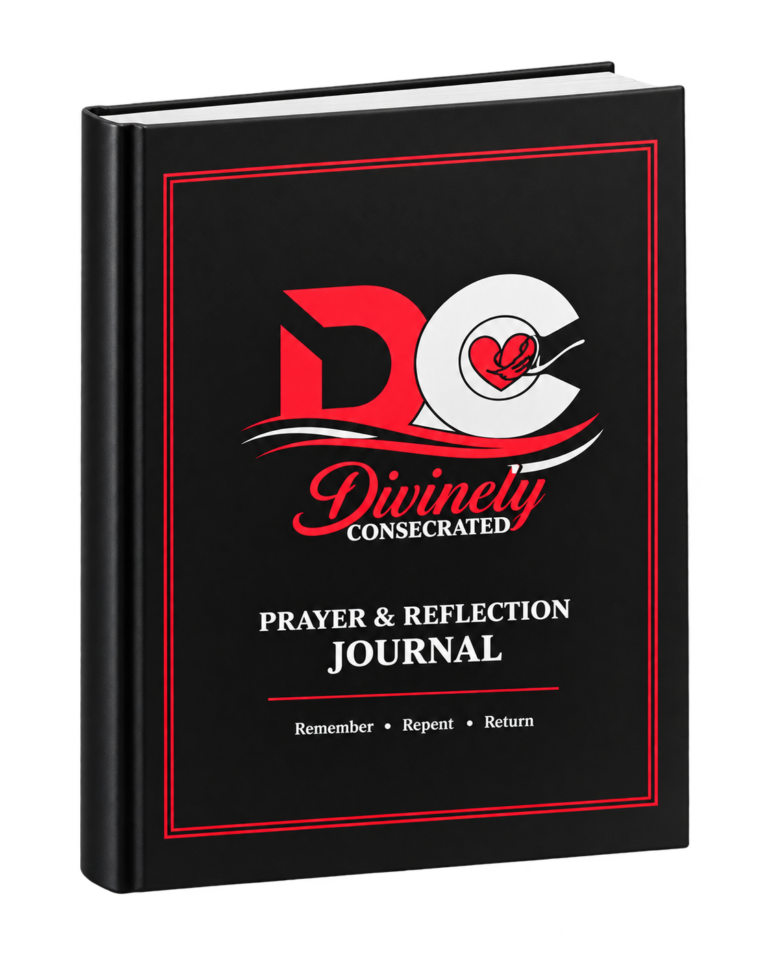 Matte Black Divinely Consecrated Prayer Journal