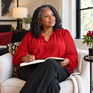 Woman Journaling in a Quiet Room 1